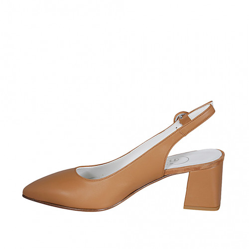 Tan slingback outlet shoes