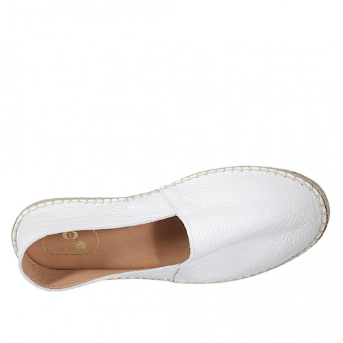 Soludos white leather on sale espadrilles