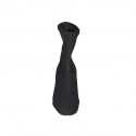 Botines para mujer en tejido elastico negro tacon 5 - Tallas disponibles:  32, 33, 34, 35, 42, 43, 44, 45, 46