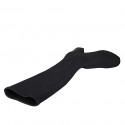 Botas para mujer en tejido elastico negro tacon 5 - Tallas disponibles:  32, 33, 34, 35, 42, 43, 44, 45, 46
