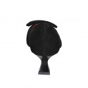Escarpin à bout pointu pour femmes en daim noir avec accessoire et talon bobine 6 - Pointures disponibles:  32, 33, 34, 35, 42, 43, 44, 45