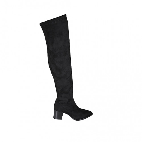 Woman's pointy over-the-knee boot in...