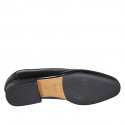 Mocassino da donna in vernice nera tacco 2 - Misure disponibili: 32, 33, 34, 42, 43, 44, 45, 46