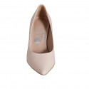 Decolté a punta da donna in pelle nude tacco 7 - Misure disponibili: 31, 32, 33, 35, 42, 43, 44, 45