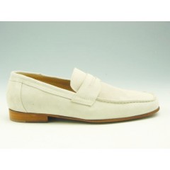 Loafer for men in sandcolored suede - Available sizes:  36, 37, 38