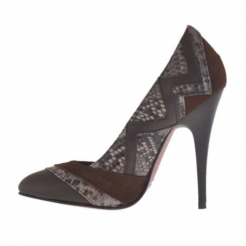 dark brown womens pumps