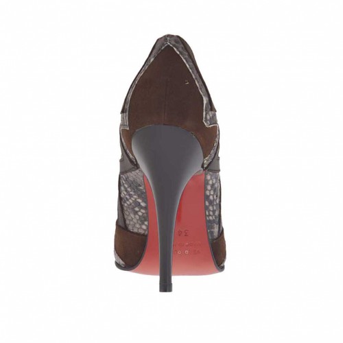 dark brown womens pumps