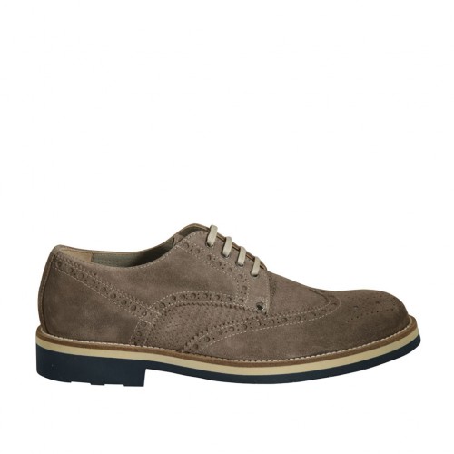 casual suede derby shoes