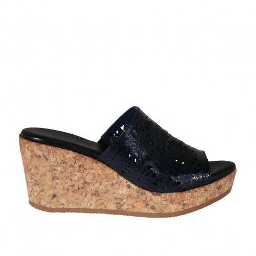 Dark blue clearance mules