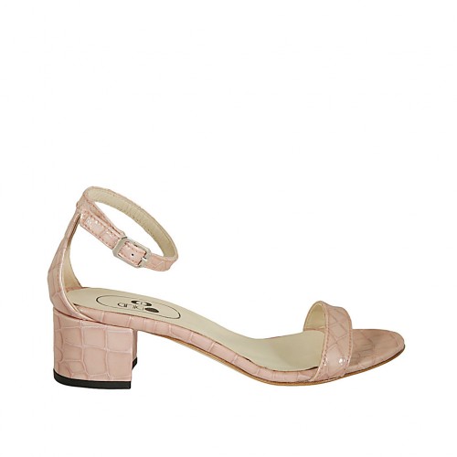 chaussure rose talon