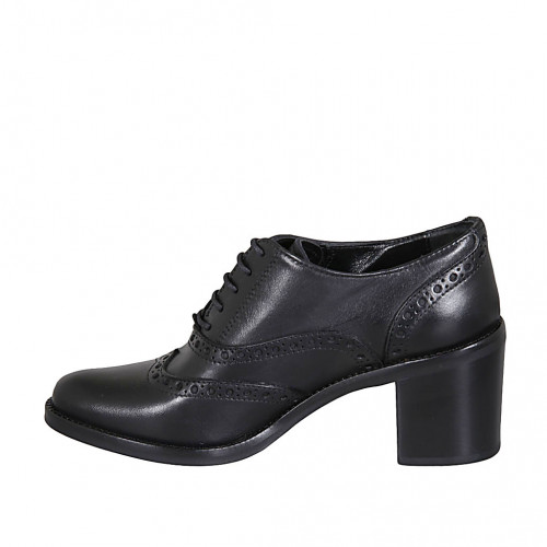 Black best sale oxford pumps